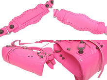 Load image into Gallery viewer, 極美品 BALENCIAGA バレンシアガ ネオカゴールxs ショルダーバッグ ハンドバッグ 2way 700940レザー ピンク 中古 4b005478