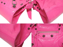 Load image into Gallery viewer, 極美品 BALENCIAGA バレンシアガ ネオカゴールxs ショルダーバッグ ハンドバッグ 2way 700940レザー ピンク 中古 4b005478
