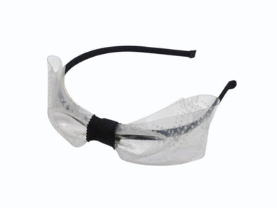 CHANEL シャネル カチューシャ ヘアバンド ココマークリボン18S刻印 クリア ブラック PVC 美品 中古 4b005527