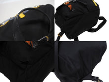 Load image into Gallery viewer, PRADA プラダ リュック テスート ロボット パッチ トライアングルロゴ 1BZ811 ナイロン レザー ブラック マルチカラー 美品 中古 4b005584