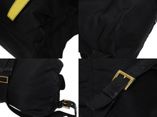 Load image into Gallery viewer, PRADA プラダ リュック テスート ロボット パッチ トライアングルロゴ 1BZ811 ナイロン レザー ブラック マルチカラー 美品 中古 4b005584