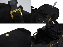 Load image into Gallery viewer, PRADA プラダ リュック テスート ロボット パッチ トライアングルロゴ 1BZ811 ナイロン レザー ブラック マルチカラー 美品 中古 4b005584