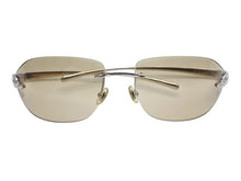 Load image into Gallery viewer, 極美品 CARTIER カルティエ メガネ リムレス ブラウン サングラス シルバー金具 メタル プラスチック 中古 4b005631