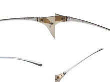 Load image into Gallery viewer, 極美品 CARTIER カルティエ メガネ リムレス ブラウン サングラス シルバー金具 メタル プラスチック 中古 4b005631