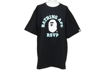 画像をギャラリービューアに読み込む, 新品未使用 A BATHING APE アベイシングエイプ x RSVP アールエスヴィーピー 半袖Tシャツ サイズXL 2015年コラボ ブラック 中古 4b005640
