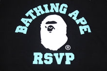 画像をギャラリービューアに読み込む, 新品未使用 A BATHING APE アベイシングエイプ x RSVP アールエスヴィーピー 半袖Tシャツ サイズXL 2015年コラボ ブラック 中古 4b005640