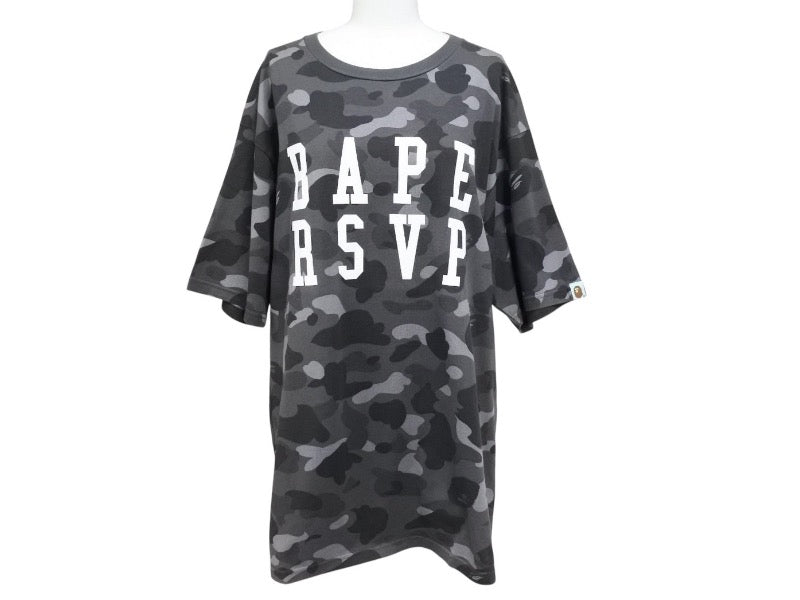 極美品 A BATHING APE アベイシングエイプ x RSVP アールエスヴィーピー 半袖Tシャツ 001CSB231901X サイズXL カモ柄 2015年 中古 4b005641