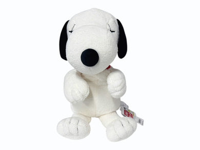 新品未使用 UNIQLO KAWS ユニクロ カウズ スヌーピー ぬいぐるみ ポリエステル オフホワイト サイズM 中古 4b005654