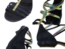 画像をギャラリービューアに読み込む, CHANEL シャネル ココマーク スウェード グラディエーターサンダル ストラップサンダル ネイビー サイズ37C 中古 美品 4b005658