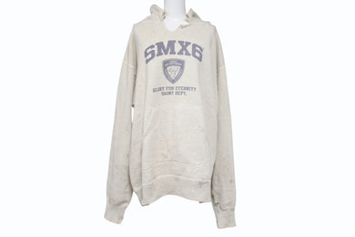 極美品 SAINT MICHAEL セントマイケル セイントアカデミー フーディー SM-A22-0000-059 サイズL ヴィンテージ加工 グレー 中古 4b005662