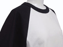 Load image into Gallery viewer, CHROME HEARTS クロムハーツ ラグラン 7部袖Tシャツ サイズS CHクロス セメタリークロス スクロールラベルロゴ 美品 中古 4b005685
