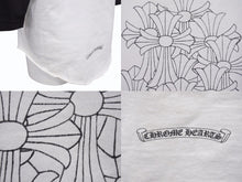 Load image into Gallery viewer, CHROME HEARTS クロムハーツ ラグラン 7部袖Tシャツ サイズS CHクロス セメタリークロス スクロールラベルロゴ 美品 中古 4b005685