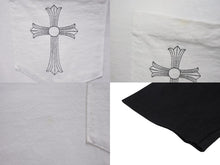 Load image into Gallery viewer, CHROME HEARTS クロムハーツ ラグラン 7部袖Tシャツ サイズS CHクロス セメタリークロス スクロールラベルロゴ 美品 中古 4b005685