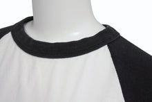 Load image into Gallery viewer, CHROME HEARTS クロムハーツ ラグラン 七分袖Tシャツ サイズS ヴァインダガー スクロールラベルロゴ ホワイト ブラック 美品 中古 4b005686