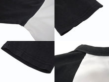 Load image into Gallery viewer, CHROME HEARTS クロムハーツ ラグラン 七分袖Tシャツ サイズS ヴァインダガー スクロールラベルロゴ ホワイト ブラック 美品 中古 4b005686