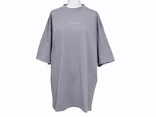 Load image into Gallery viewer, BALENCIAGA バレンシアガ 24SS リフレクター ロゴ Tシャツ 764235 TQVN1 グレー サイズS 美品 中古 4b005694