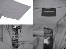 Load image into Gallery viewer, BALENCIAGA バレンシアガ 24SS リフレクター ロゴ Tシャツ 764235 TQVN1 グレー サイズXS 美品 中古 4b005695