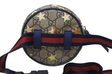 Load image into Gallery viewer, GUCCI グッチ チルドレンズ ラウンド ミニウエストポーチ 502330 GGスプリーム レザー ベージュ シルバー金具 良品 中古 4b005697