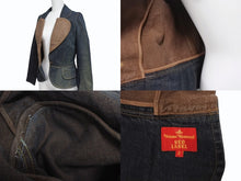 画像をギャラリービューアに読み込む, Vivienne Westwood ヴィヴィアンウエストウッド RED LABEL レッドラベル ラブ テーラードジャケット 357-01-45013 サイズ2 美品 中古 4b005705