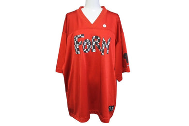 新品未使用 CHROME HEARTS クロムハーツ MATTY BOY マッティボーイ PPO FORM TEAM MESH WARM UP JERSEY ゲームシャツ サイズL 中古 4b005723