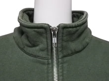 画像をギャラリービューアに読み込む, Supreme シュプリーム ハーフジップ スウェット 101837 グリーン レッド コットン サイズM 刺繍 美品 中古 4b005732