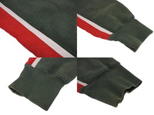 画像をギャラリービューアに読み込む, Supreme シュプリーム ハーフジップ スウェット 101837 グリーン レッド コットン サイズM 刺繍 美品 中古 4b005732