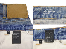 Load image into Gallery viewer, CELINE セリーヌ ウェスリーデニムパンツ ストレートデニム ジーンズ インディゴ N778 206T 08PI サイズ27 美品 中古 4b005733