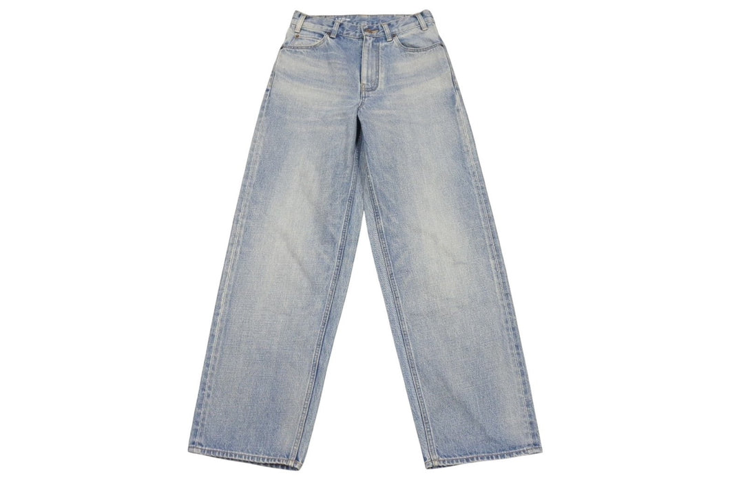 CELINE セリーヌ ウェスリーデニムパンツ ストレートデニム ジーンズ インディゴ N778 206T 08PI サイズ27 美品 中古 4b005733