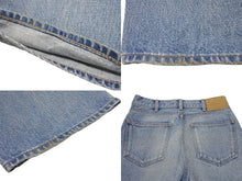 Load image into Gallery viewer, CELINE セリーヌ ウェスリーデニムパンツ ストレートデニム ジーンズ インディゴ N778 206T 08PI サイズ27 美品 中古 4b005733