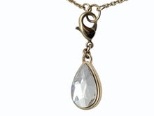 画像をギャラリービューアに読み込む, MIUMIU ミュウミュウ グラスチェーン グラスコード 重量約14.2g 全長約82cm チャーム GP メタル ラインストーン ゴールド 美品 中古 4b005736