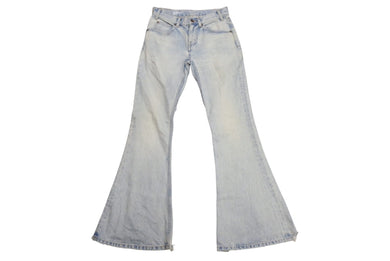 CELINE セリーヌ Marco マルコ ジーンズ ライダーウォッシュデニム フレアデニム ブーツカット ブルー サイズ24 美品 中古 4b005744