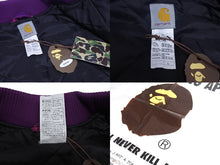 画像をギャラリービューアに読み込む, 新品未使用 A BATHING APE アベイシングエイプ カーハート 初期 ベスト コットン ポリエステル パープル 中古 サイズL 4b005759