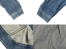 画像をギャラリービューアに読み込む, ARMANI JEANS アルマーニ ジーンズ デニムジャケット UJPN 2131 02342 コットン エラスタン ブルー サイズ50 美品 中古 4b005777