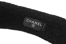 画像をギャラリービューアに読み込む, 新品未使用 CHANEL シャネル カチューシャ ブランドロゴ ヘアアクセサリー ムートン ブラック ホワイト 中古 4b005785
