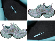 Load image into Gallery viewer, 新品同様 BALENCIAGA バレンシアガ 6XL メッシュ ローカットスニーカー 靴 815859 ブルー サイズ41 中古 4b005812