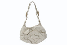 画像をギャラリービューアに読み込む, YVES SAINT LAURENT イヴサンローラン リヴ ゴーシュ レザー ワンショルダーバッグ アイボリー 112937 ゴールド金具 良品 中古 4b005838