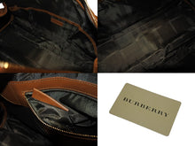 画像をギャラリービューアに読み込む, 極美品 BURBERRY バーバリー Bowling ボーリング ボストンバッグ FF12501 WS12501 ブラウン ゴールド金具 中古 4b005854