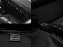 Load image into Gallery viewer, 極美品 GUCCI グッチ バンブー ハンドバッグ ウッド調 GGキャンバス イタリア製 レザー ブラック 中古 4b005856