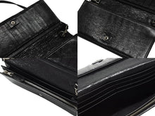 Load image into Gallery viewer, 極美品 BALENCIAGA バレンシアガ ジャイアントコンチネンタル 長財布 ハンドバッグ ブラック シルバー金具 中古 4b005859