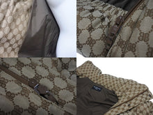 Load image into Gallery viewer, 極美品 BALENCIAGA × GUCCI バレンシアガ グッチ 22AW ハッカー プロジェクト BB柄 パファー ダウンジャケット YZERR私物 ベージュ サイズ46 681885 中古 4b005880