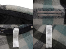 画像をギャラリービューアに読み込む, 極美品 Rick Owens リックオウエンス シャツジャケット 22AW YZERR私物 RU02B2729-WFP チェック アルパカ 毛 サイズ48 中古 4b005882