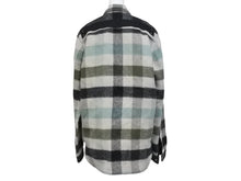 画像をギャラリービューアに読み込む, 極美品 Rick Owens リックオウエンス シャツジャケット 22AW YZERR私物 RU02B2729-WFP チェック アルパカ 毛 サイズ48 中古 4b005882