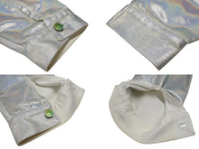 画像をギャラリービューアに読み込む, ACNE STUDIOS アクネストゥディオズ デニムジャケット YZERR私物 コットン シルバー サイズ50 美品 中古 4b005887