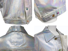 画像をギャラリービューアに読み込む, ACNE STUDIOS アクネストゥディオズ デニムジャケット YZERR私物 コットン シルバー サイズ50 美品 中古 4b005887