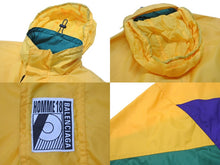 Load image into Gallery viewer, 極美品 BALENCIAGA バレンシアガ カラーブロック ナイロンジャケット 18AW YZERR着用 イエロー グリーン パープル サイズ46 中古 4b005888