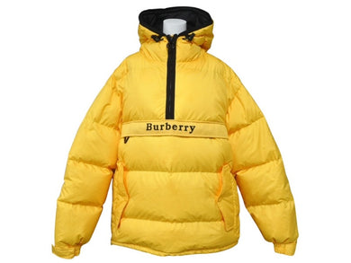 BURBERRY バーバリー パファージャケット ダウンジャケット YZERR私物 8003209 サイズ48 イエロー ポリエステル 美品 中古 4b005894