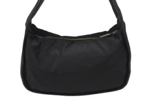 Load image into Gallery viewer, PRADA プラダ ワンショルダーバッグ ブラック ナイロン レザー ハンドバッグ BR0744 トライアングルロゴ 美品 中古 4b005997