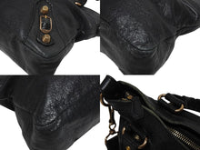 Load image into Gallery viewer, BALENCIAGA バレンシアガ ジャイアント ファースト 2wayバッグ レザー 285433・1000 213043 ブラック 美品 中古 4b006009