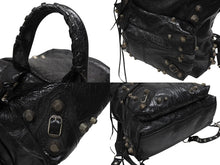 Load image into Gallery viewer, BALENCIAGA バレンシアガ LE CAGOLE BACKPACK ルカゴール リュックサック 766297 レザー ブラック 美品 中古 4b006021