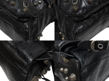 Load image into Gallery viewer, BALENCIAGA バレンシアガ LE CAGOLE BACKPACK ルカゴール リュックサック 766297 レザー ブラック 美品 中古 4b006021